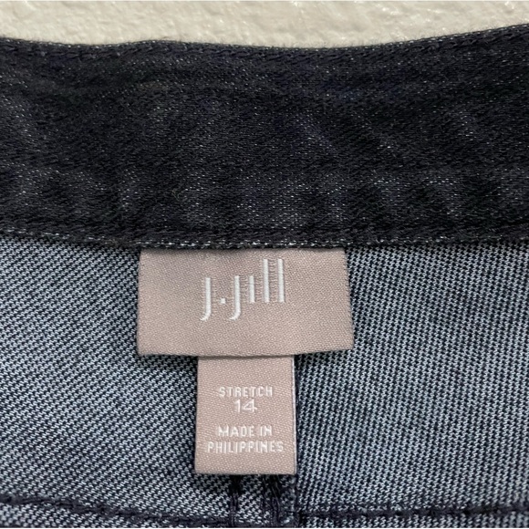 J.Jill Stretch Mid Rise Slim Jeans Minimalist Essential Stretch Soft Comfort - Picture 6 of 10